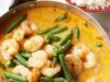 5 Best Places To Eat Seafood Near Thane Prawns in Indian yellow gravy and rice