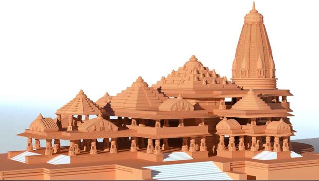 3D model of Ayodhya Temple