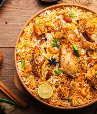 5 Traditional Dishes You Have to Try: Discover the Rich Flavors of India Biryani rice table top